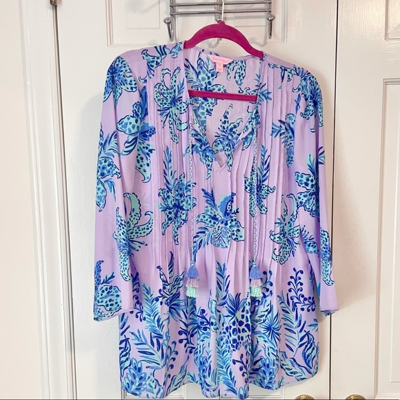Lilly Pulitzer Tops - Lilly Pulitzer blouse sz M